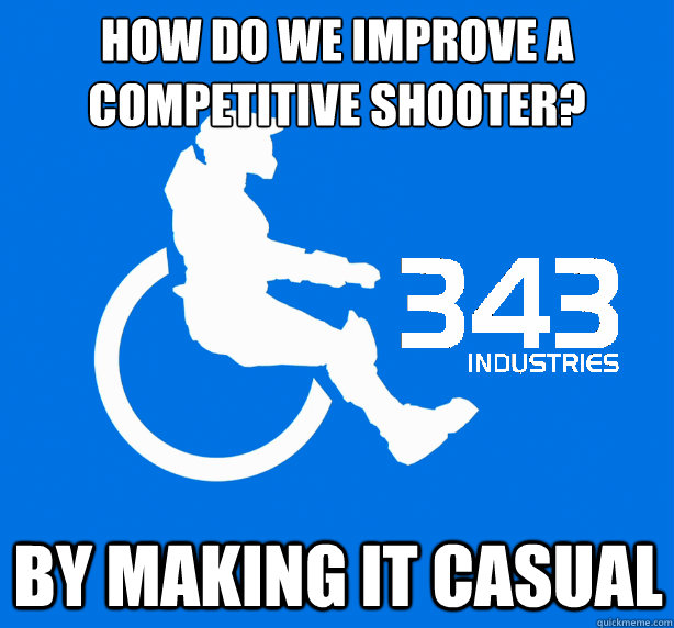 How do we improve a competitive shooter? By making it casual  343 Logic