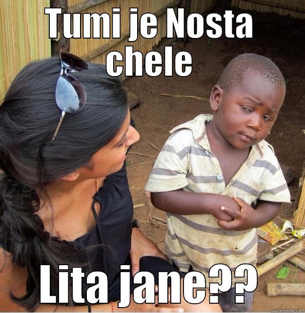 TUMI JE NOSTA CHELE LITA JANE?? Skeptical Third World Kid