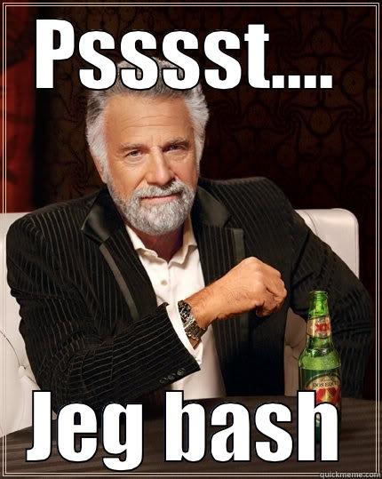 PSSSST.... JEG BASH The Most Interesting Man In The World