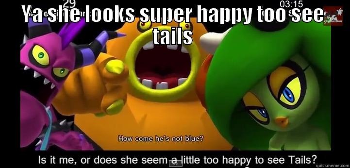 i think she really looks happy - YA SHE LOOKS SUPER HAPPY TOO SEE TAILS  Misc