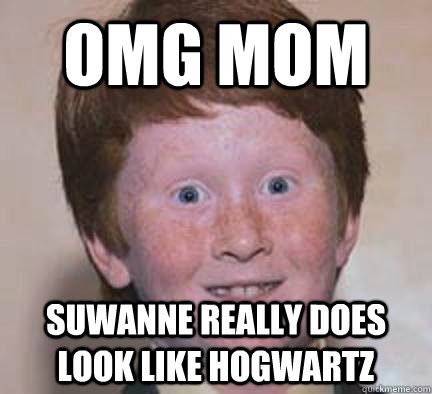 OMG mom suwanne really does look like hogwartz - OMG mom suwanne really does look like hogwartz  Over Confident Ginger