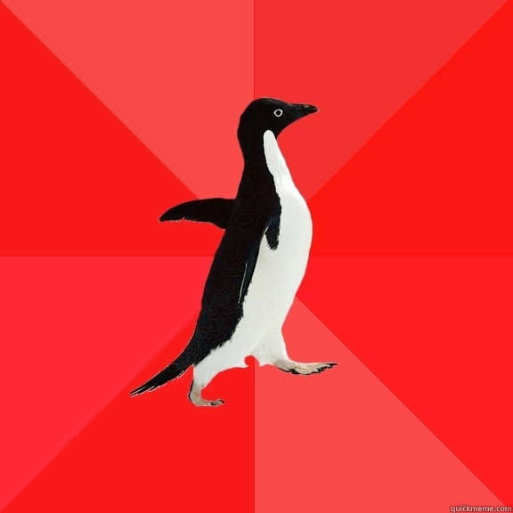    Socially Awesome Penguin