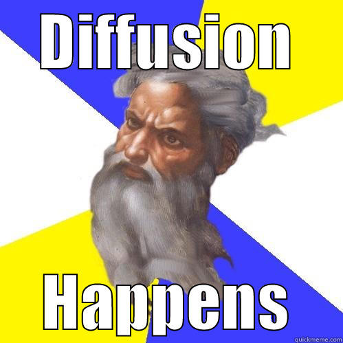 DIFFUSION HAPPENS Advice God