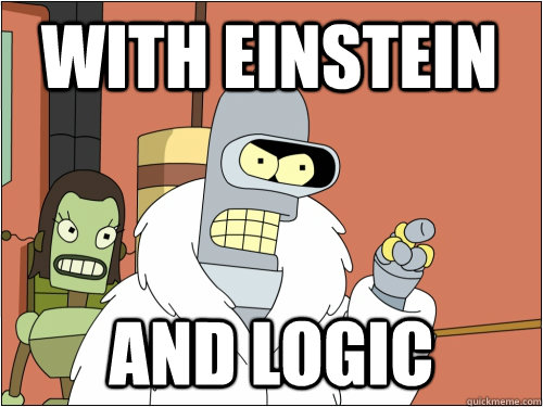 With Einstein  and logic  - With Einstein  and logic   Blackjack Bender