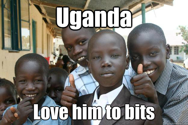 Uganda Love him to bits  Ridiculously classy African Kid