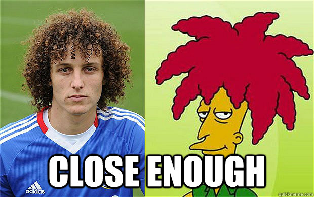  close enough -  close enough  David Luiz twin