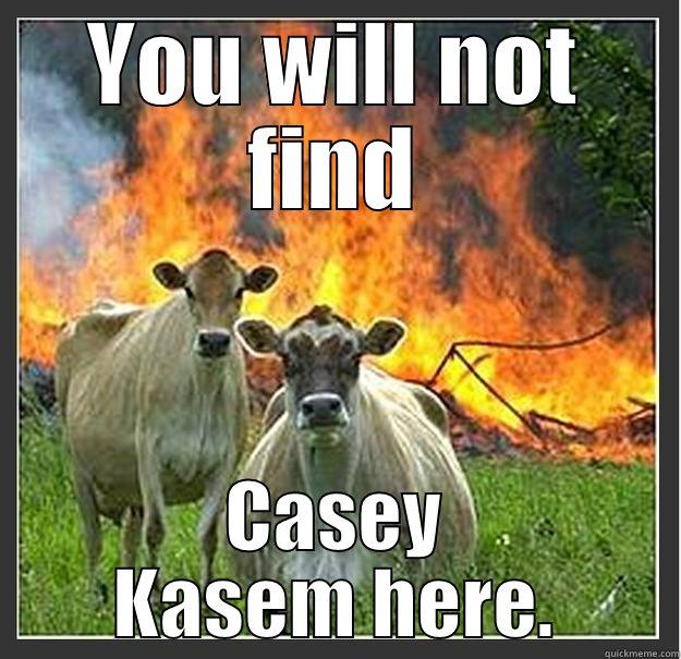 YOU WILL NOT FIND CASEY KASEM HERE. Evil cows