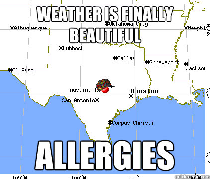 Weather is Finally Beautiful Allergies  