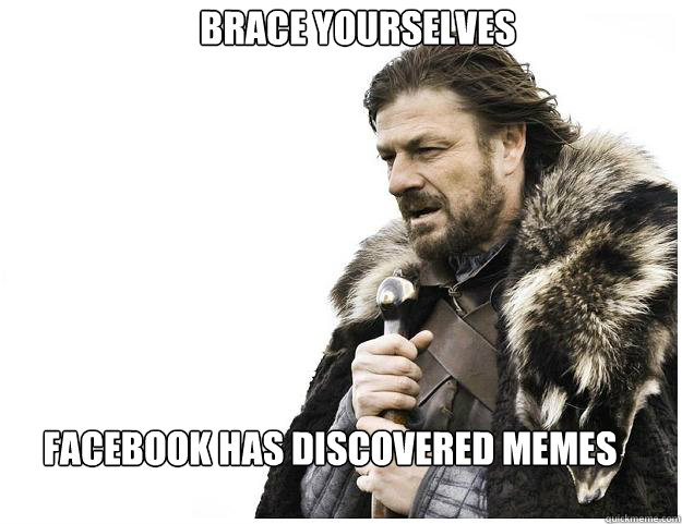 Brace yourselves Facebook has discovered memes  Imminent Ned