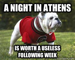 A night in athens is worth a useless following week - A night in athens is worth a useless following week  Conley