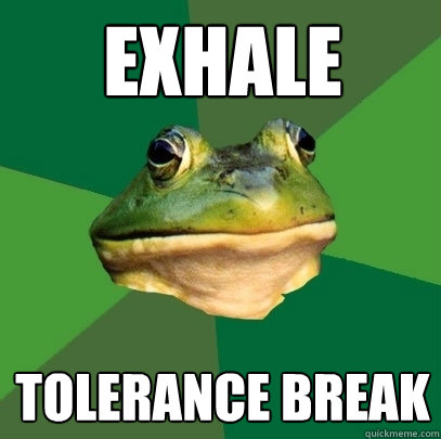 Exhale Tolerance Break - Exhale Tolerance Break  Foul Bachelor Frog