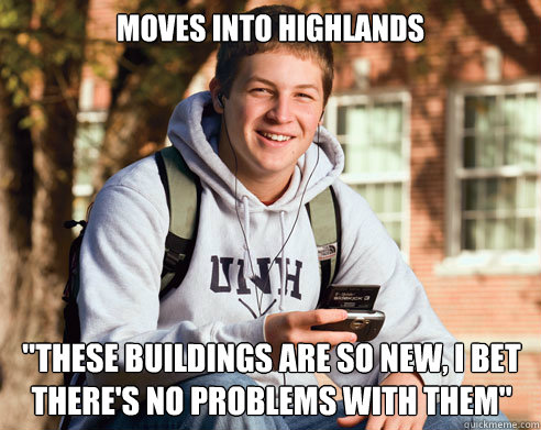 moves into highlands 