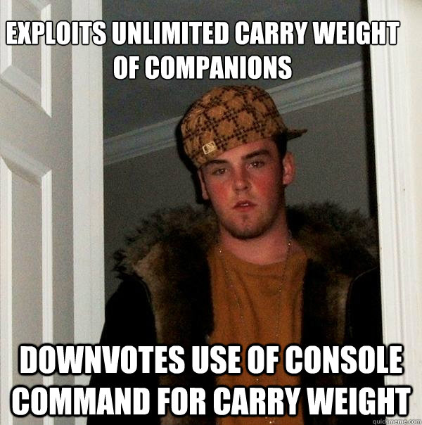 carry weight console command