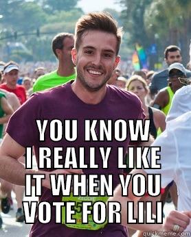  YOU KNOW I REALLY LIKE IT WHEN YOU VOTE FOR LILI Ridiculously photogenic guy