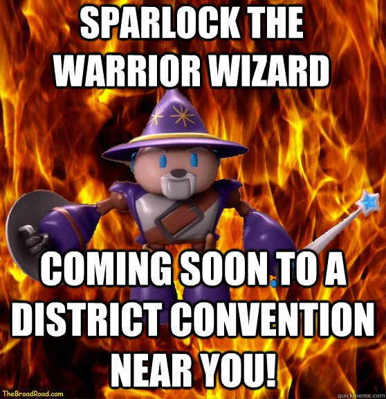 Sparlock The Warrior Wizard Coming soon to a district convention near you! - Sparlock The Warrior Wizard Coming soon to a district convention near you!  Sparlock