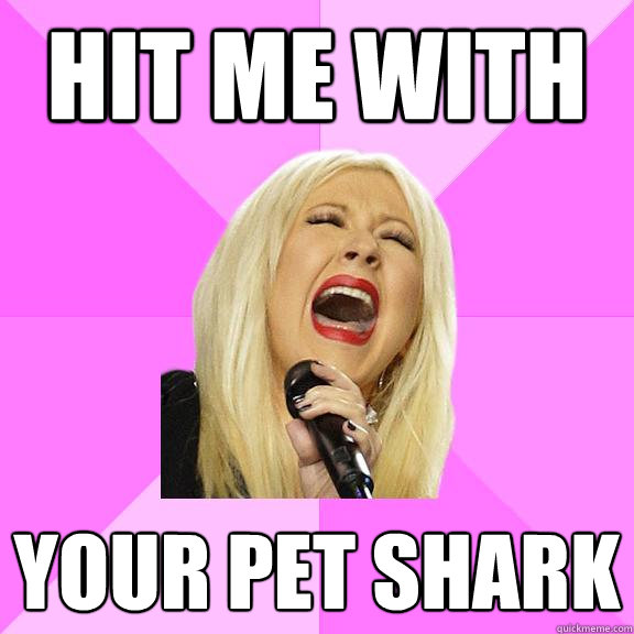 HIT ME WITH YOUR PET SHARK  Wrong Lyrics Christina