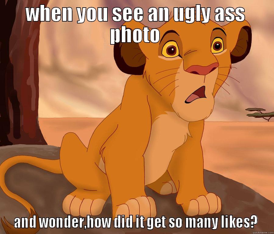 WHEN YOU SEE AN UGLY ASS PHOTO AND WONDER,HOW DID IT GET SO MANY LIKES? Misc