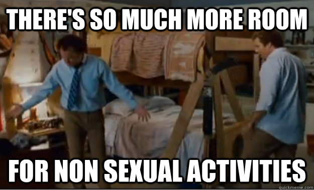there's so much more room for non sexual activities  Stepbrothers Activities