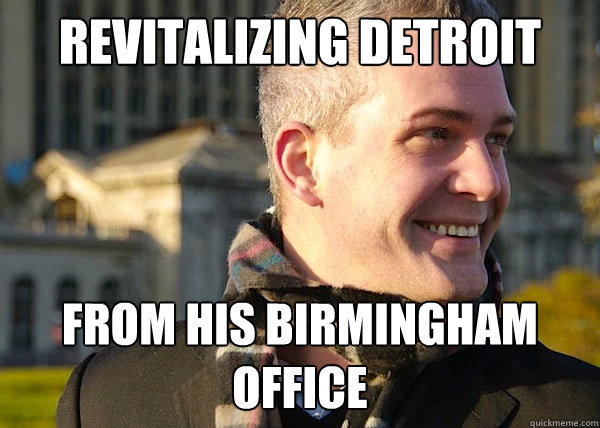 revitalizing detroit from his birmingham office   White Entrepreneurial Guy