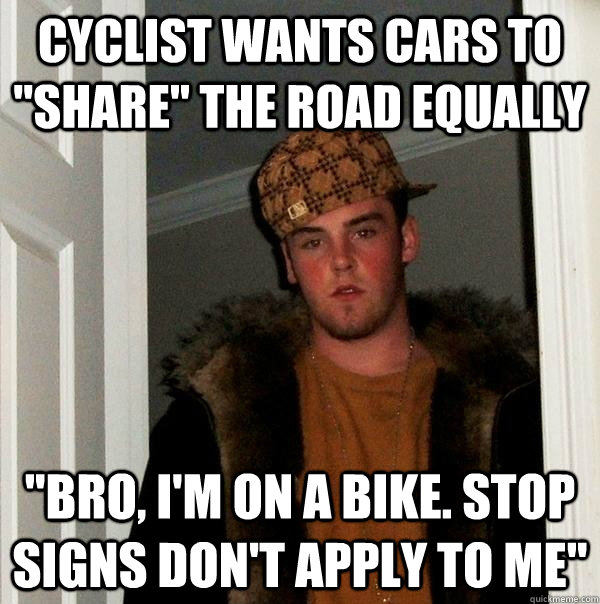 Cyclist Wants Cars to 