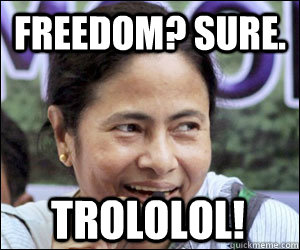 freedom? sure. trololol!  