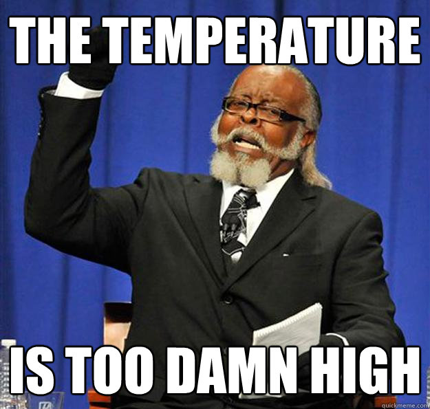 The Temperature Is too damn high  Jimmy McMillan