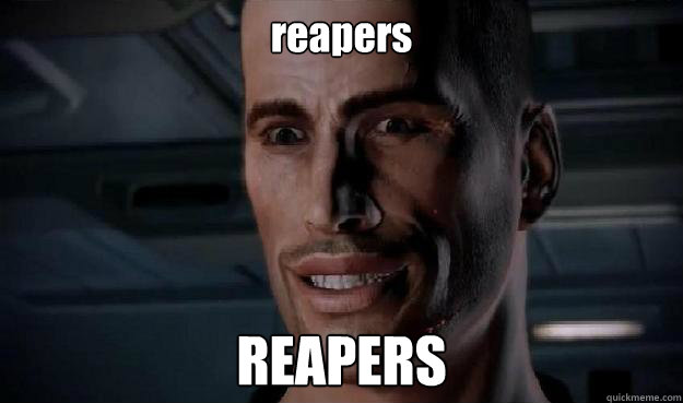 reapers REAPERS  Commander Shepard