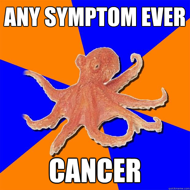 Any Symptom Ever CANCER  Online Diagnosis Octopus