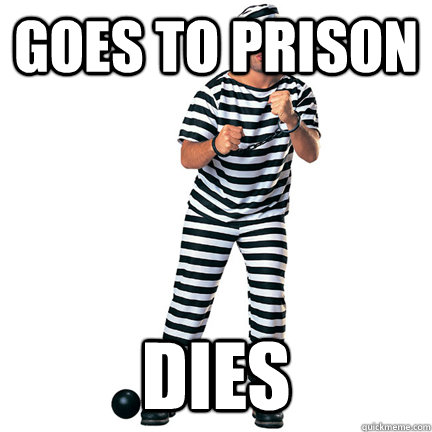 goes to prison dies - goes to prison dies  Misc