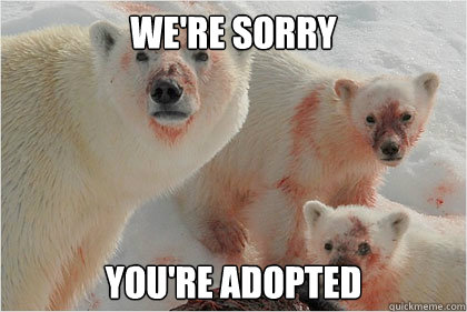 We're sorry you're adopted  Bad News Bears