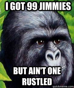 I got 99 Jimmies But ain't one rustled  