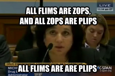 ALL FLIMS ARE ZOPS, 
AND ALL ZOPS ARE PLIPS ALL FLIMS ARE ARE PLIPS  Dea Administrator Logic