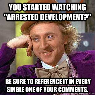 You started watching 