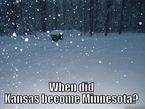 Minnesota Ice -  WHEN DID KANSAS BECOME MINNESOTA? Misc