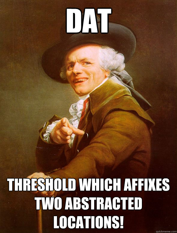 dat threshold which affixes two abstracted locations!  Joseph Ducreux