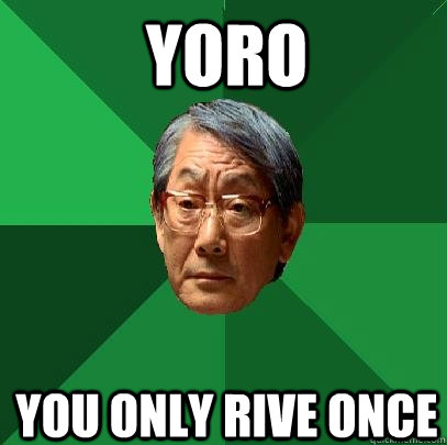 YORO You Only Rive Once  High Expectations Asian Father