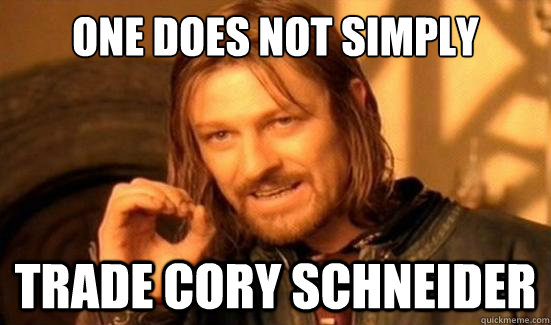 One Does Not Simply trade cory schneider  Boromir