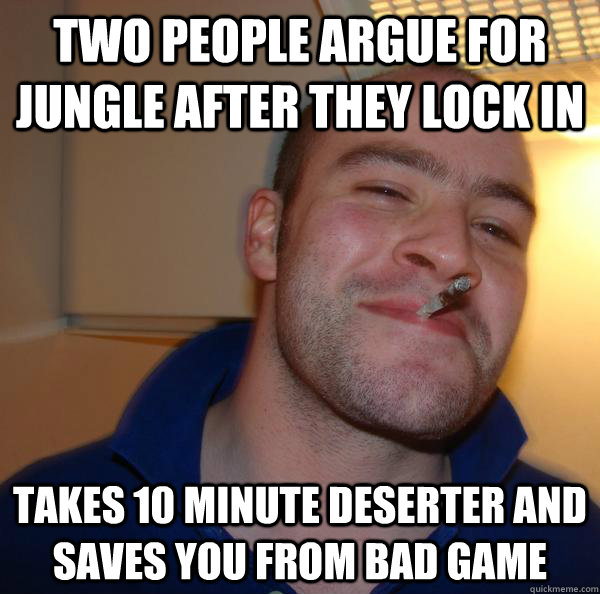 Two people argue for jungle after they lock in Takes 10 minute deserter and saves you from bad game  - Two people argue for jungle after they lock in Takes 10 minute deserter and saves you from bad game   Misc