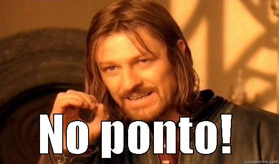  NO PONTO! Boromir