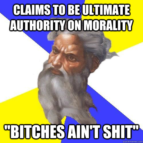 Claims to be ultimate authority on morality 