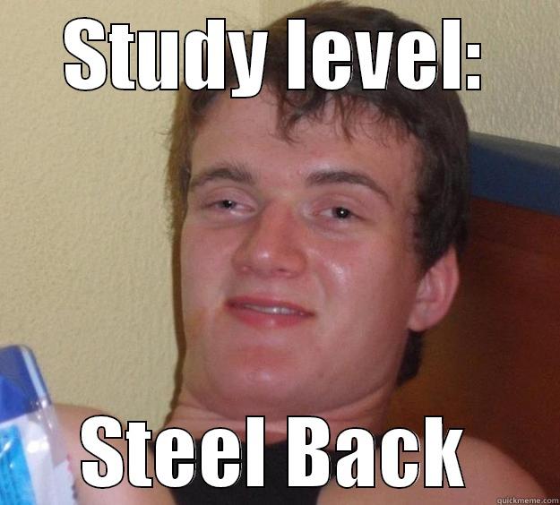 More than asian. - STUDY LEVEL: STEEL BACK 10 Guy