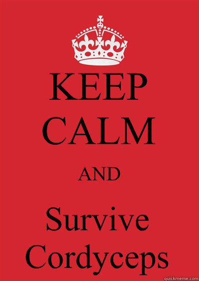 KEEP CALM AND Survive Cordyceps - KEEP CALM AND Survive Cordyceps  Keep calm or gtfo