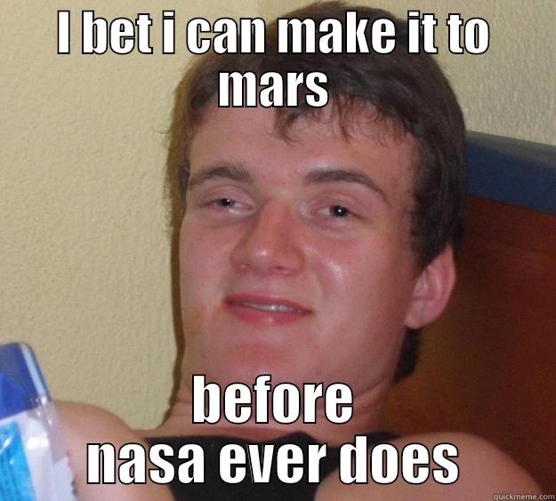 High, How are you? - I BET I CAN MAKE IT TO MARS BEFORE NASA EVER DOES 10 Guy