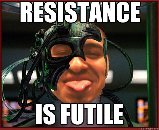 RESISTANCE IS FUTILE - RESISTANCE IS FUTILE  Six of Nine