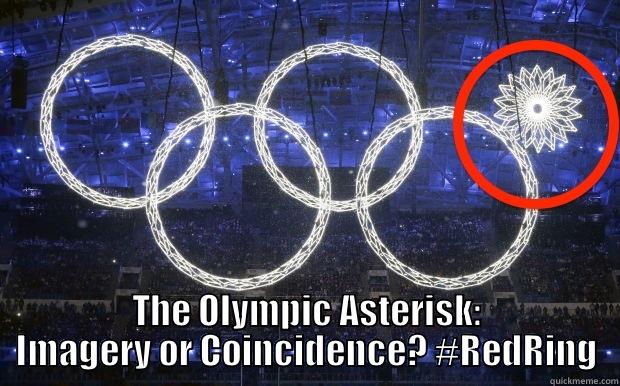 Olympic Asterisk -  THE OLYMPIC ASTERISK: IMAGERY OR COINCIDENCE? #REDRING Misc