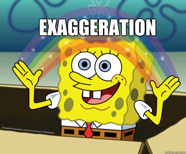 exaggeration - exaggeration  Spongebob Imagination