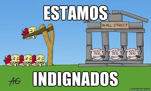 estamos indignados - estamos indignados  anonymous birds