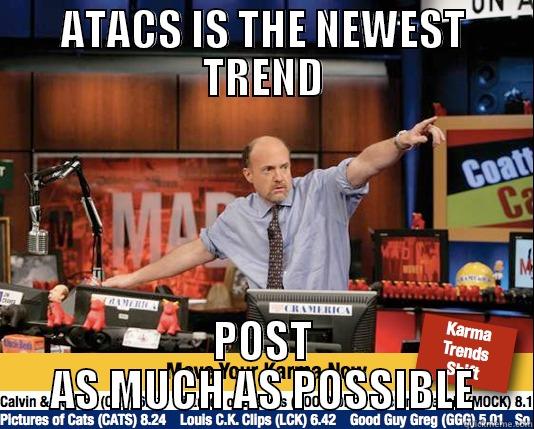 ATACS IS THE NEWEST TREND POST AS MUCH AS POSSIBLE Mad Karma with Jim Cramer