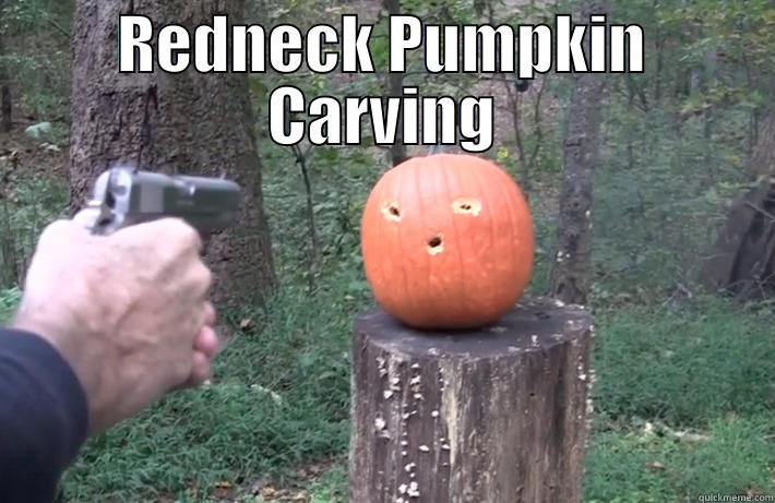 Redneck Pumpkin Carving - REDNECK PUMPKIN CARVING  Misc