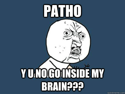 PATHO y u no go inside my brain???  Y U No